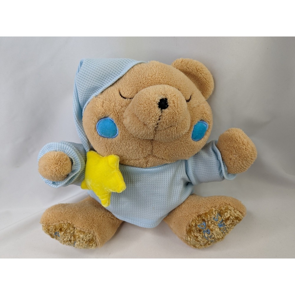 Sleeping Bear Plush Sweet Dreams Blue Pajamas 11 Inch UTG Stuffed Animal Toy